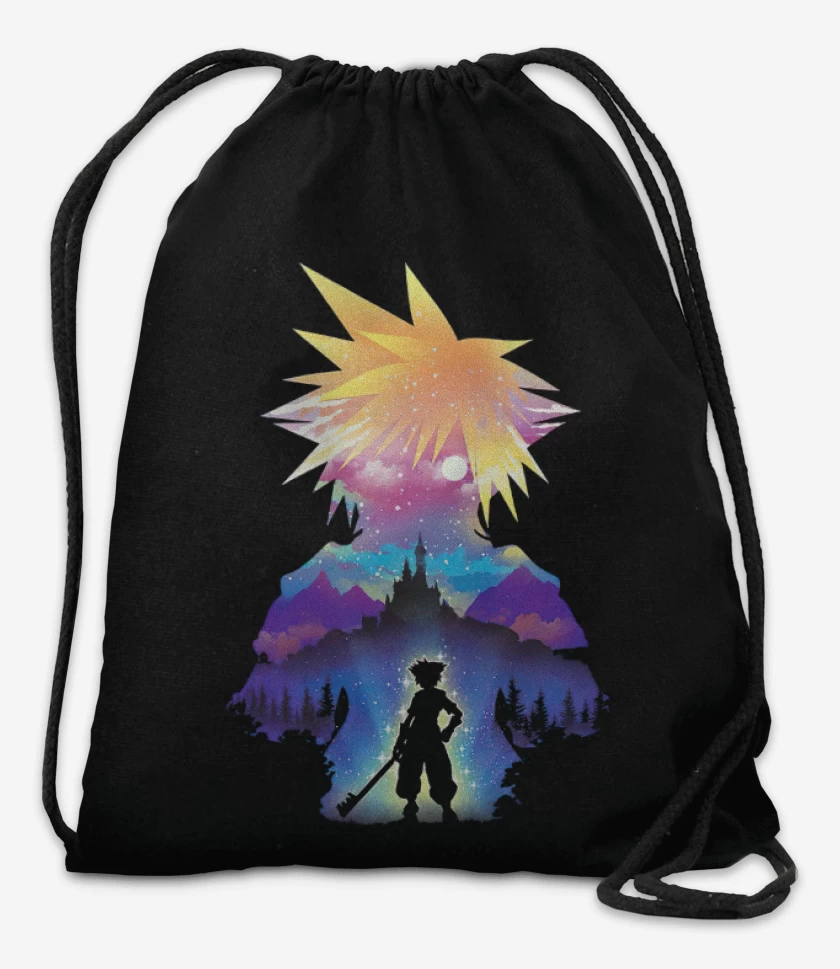 Mochila Negro de Silueta sora