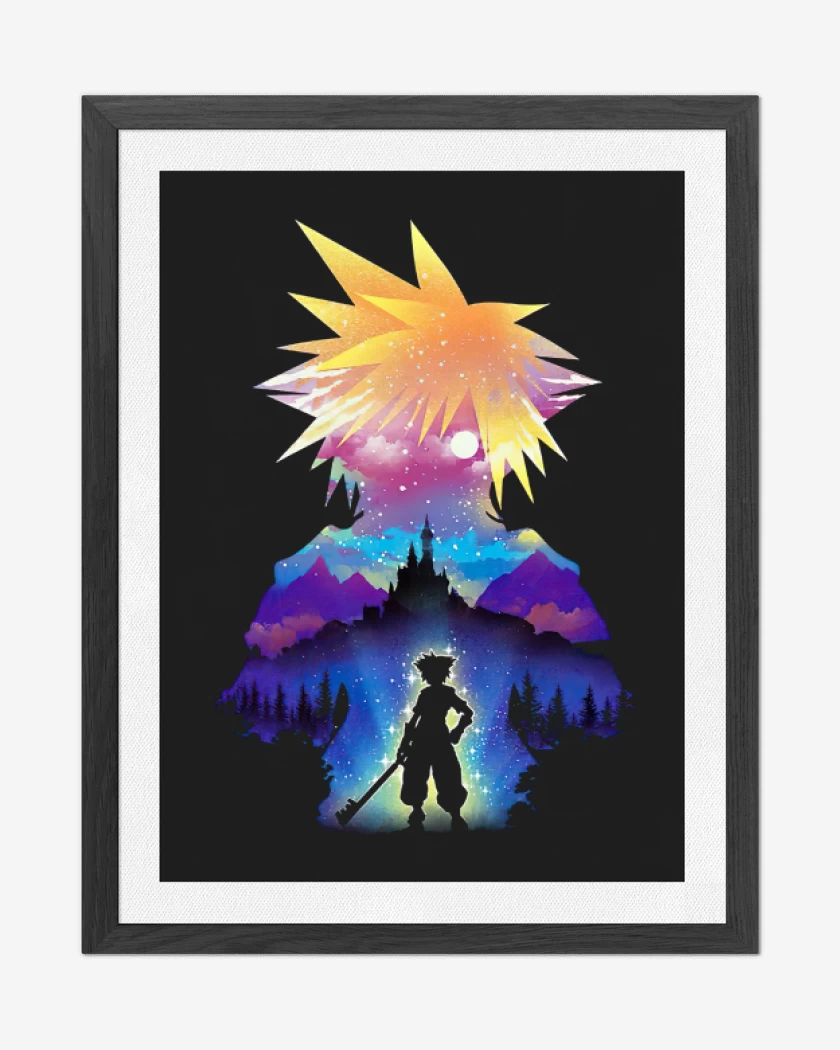 Cuadro decorativo Negro de Silueta sora