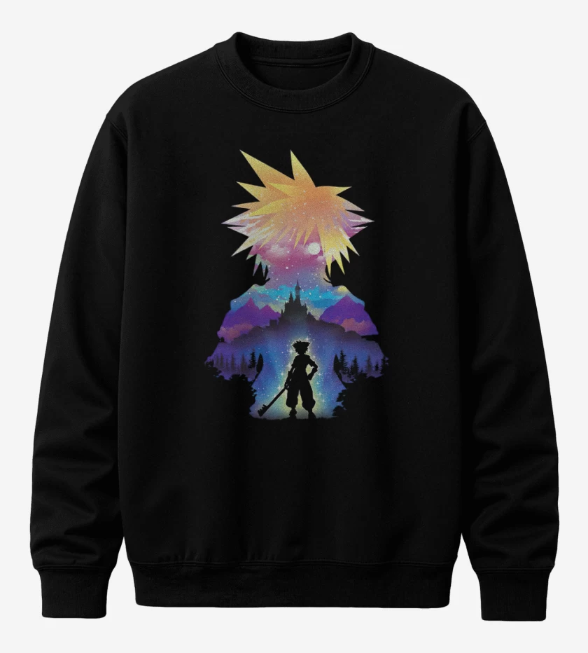 Poleron polo Negro de Silueta sora