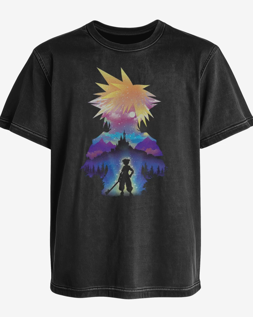 Polera desgastada Silueta sora