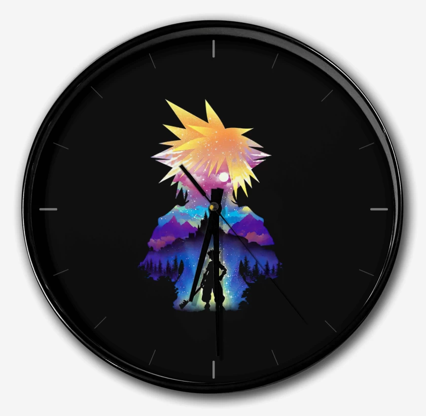 Reloj Negro de Silueta sora