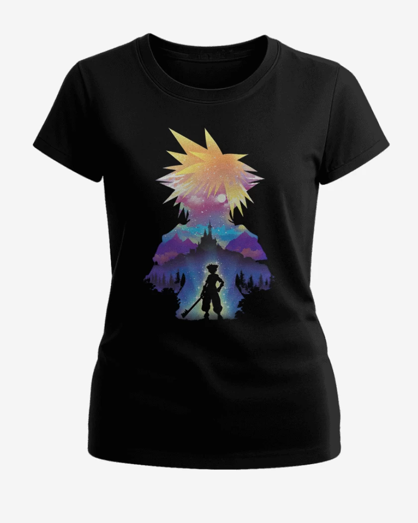 Polera de Mujer Negro de Silueta sora