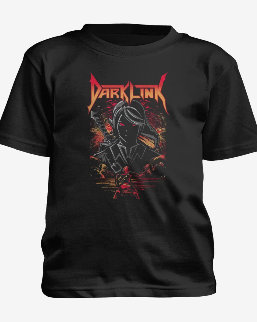 Polera de niño Negro de Dark Link