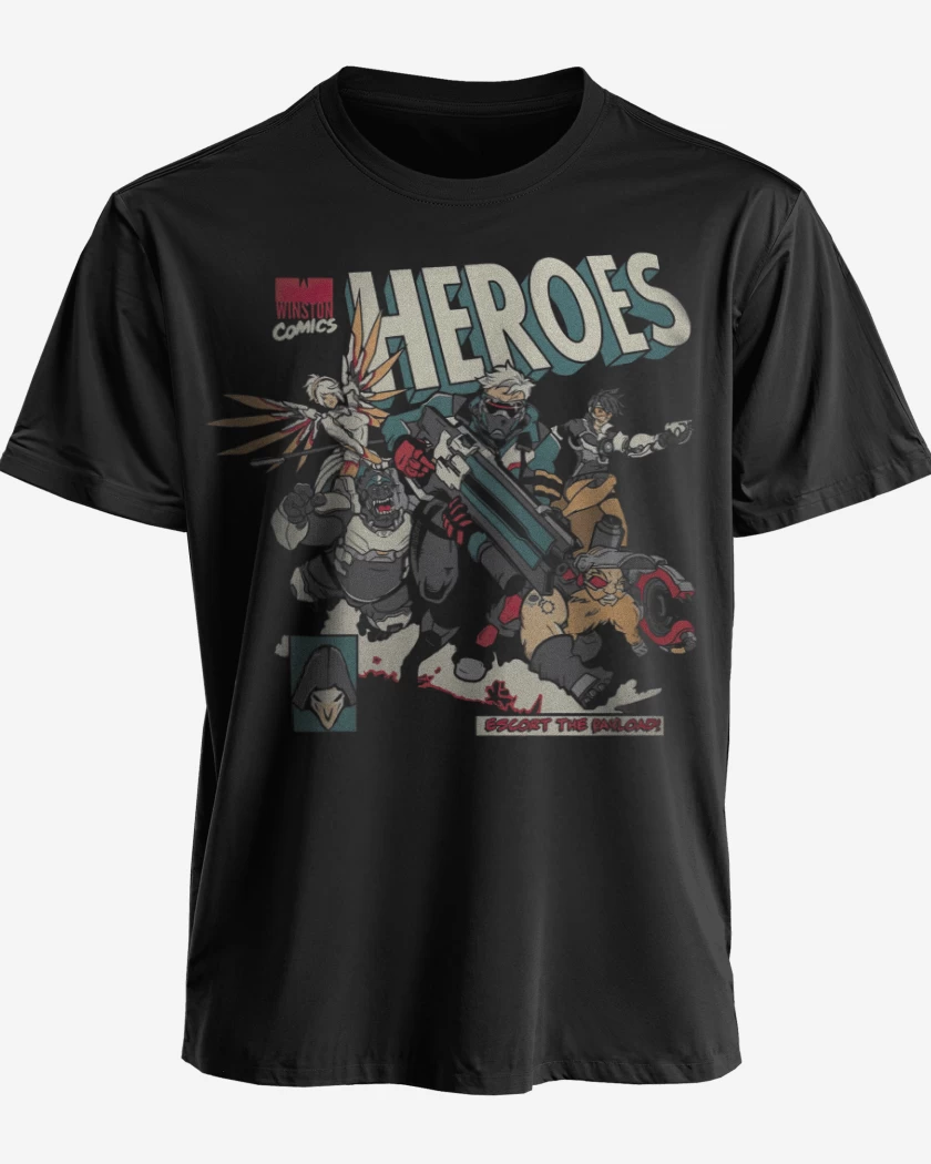 Polera Overwatch comic