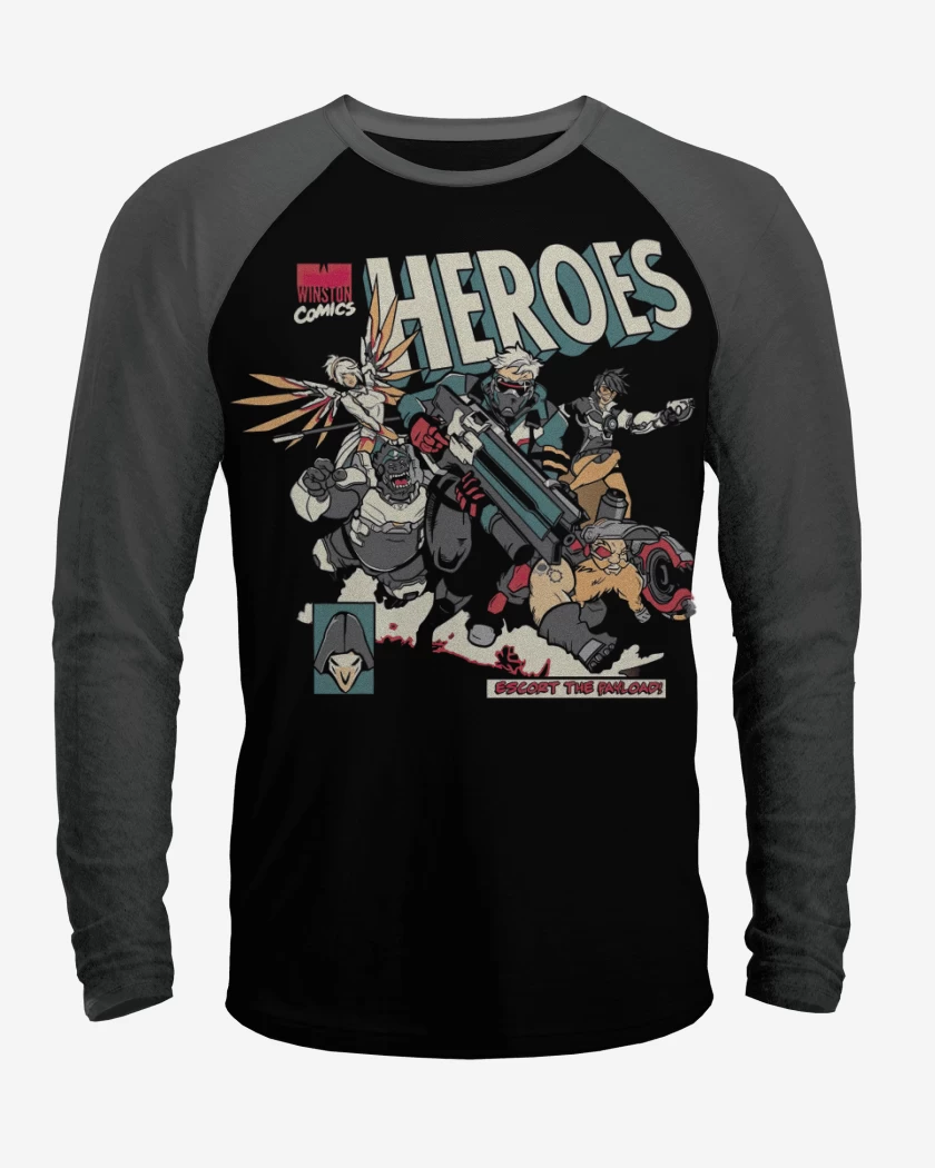 Polera Raglan Overwatch comic