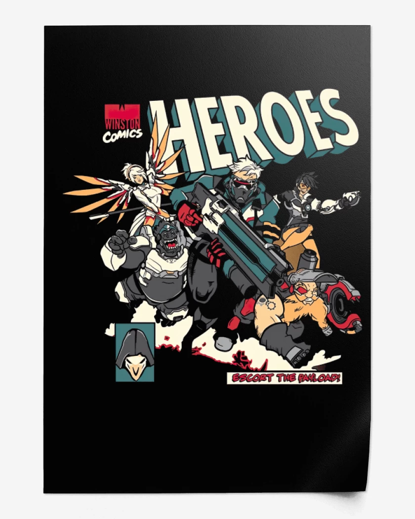 Print Overwatch comic