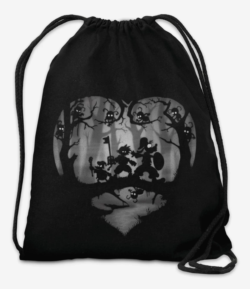 Mochila Negro de Limbo Hearts