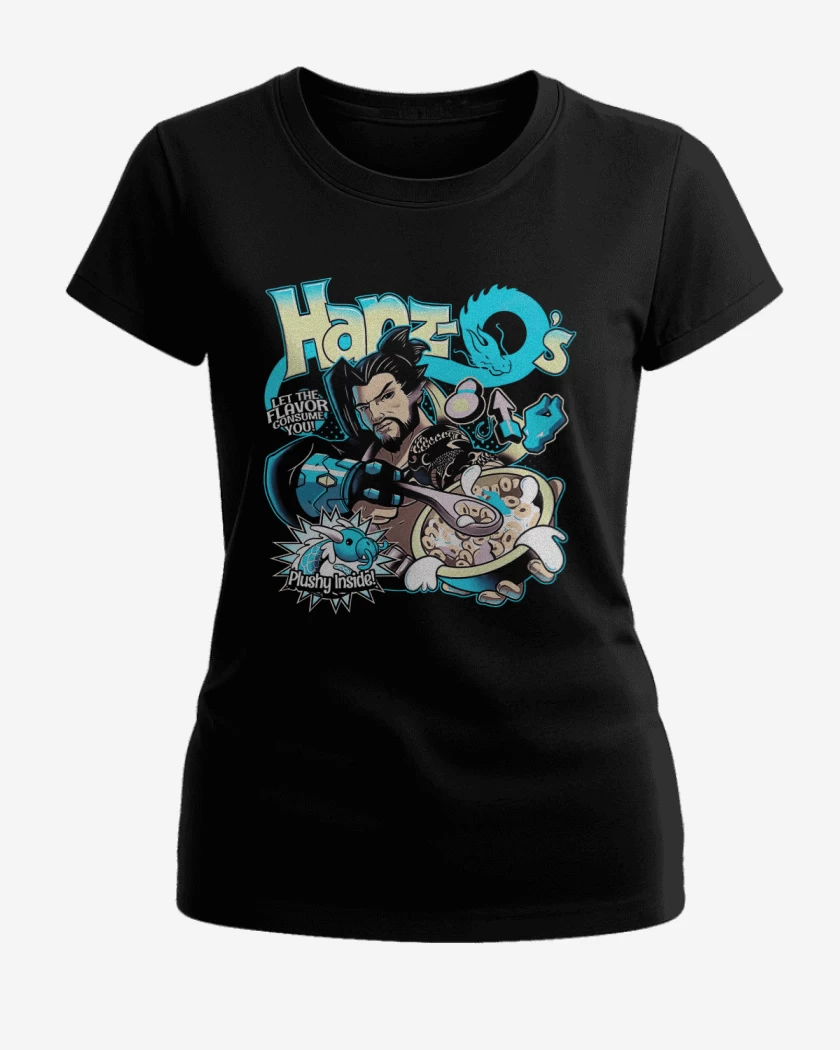 Polera de Mujer Negro de Hanzo cereal