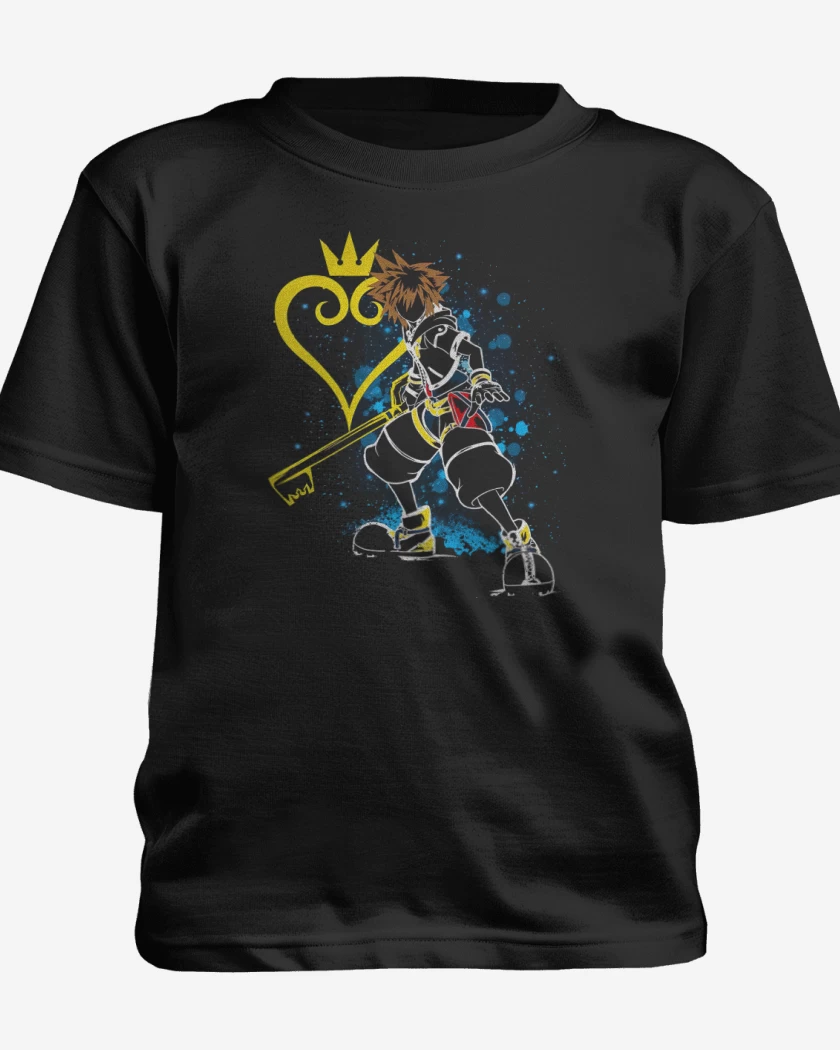 Polera de niño Negro de Keyblade Master