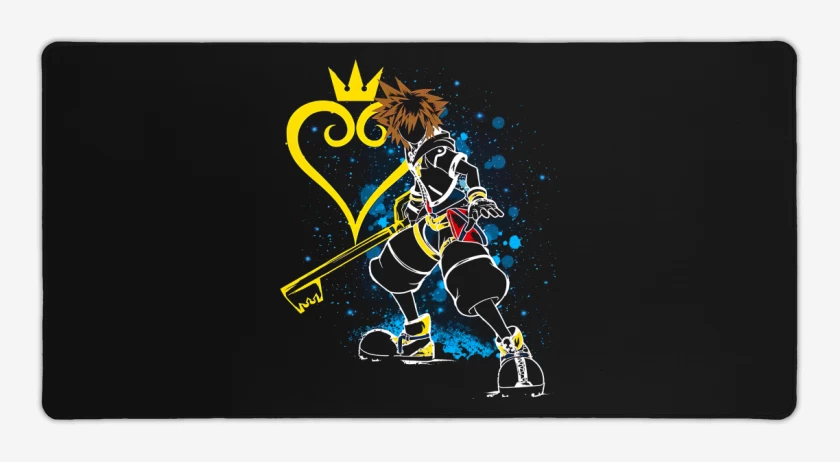 Mouse pad Gamer Negro de Keyblade Master