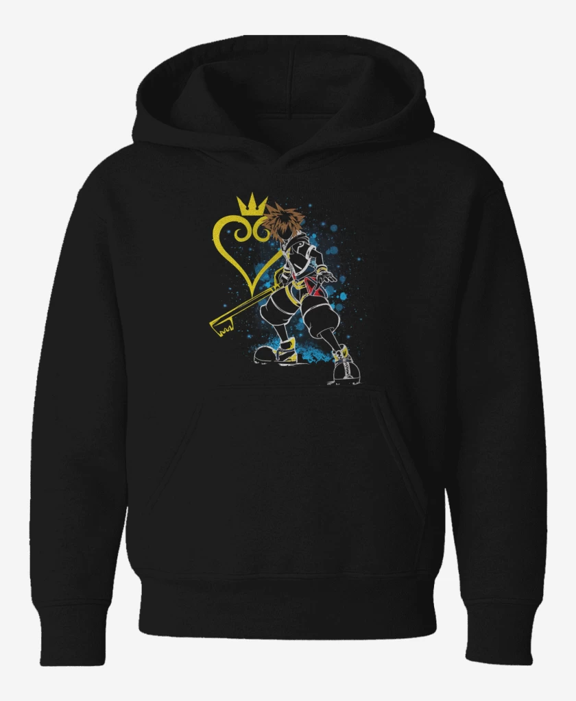 Poleron de niño Negro de Keyblade Master