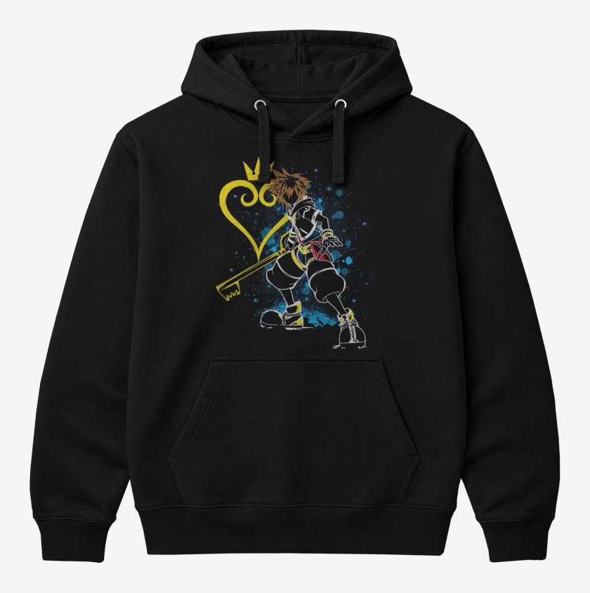 Polerón Canguro Negro de Keyblade Master