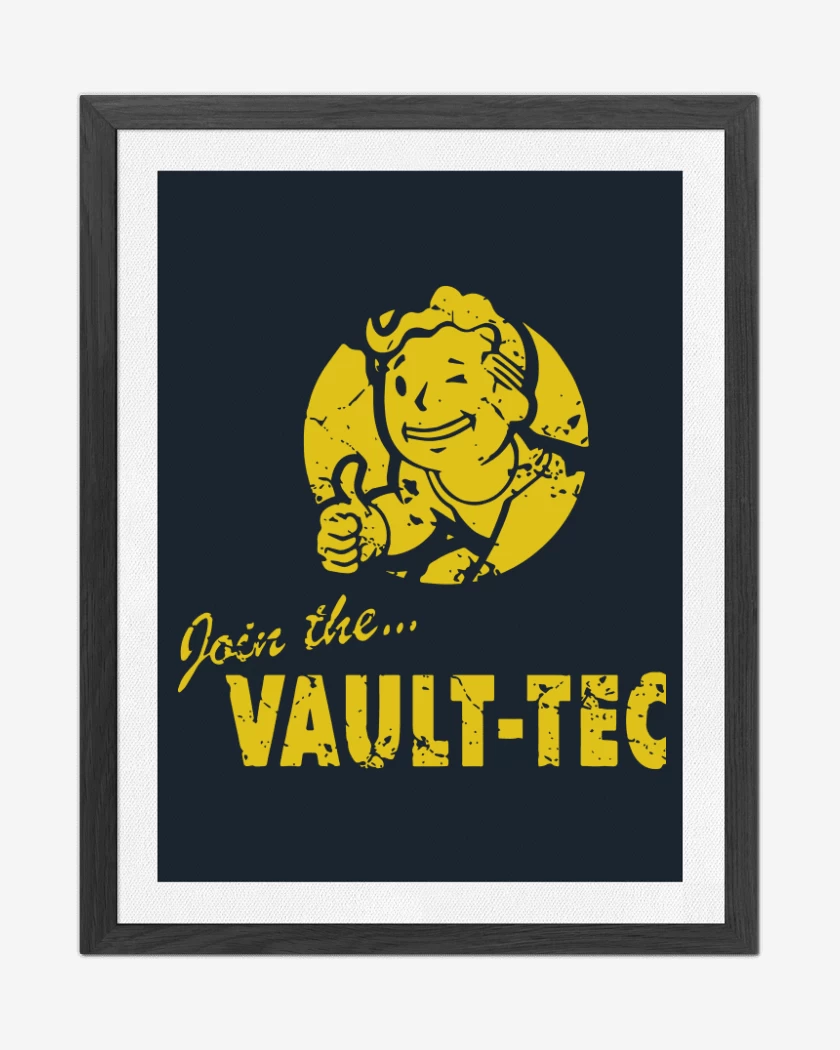 Cuadro decorativo Azul Marino de Join the vault-tec