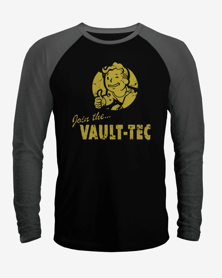 Polera Raglan Join the vault-tec