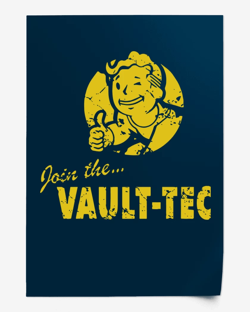 Print Join the vault-tec