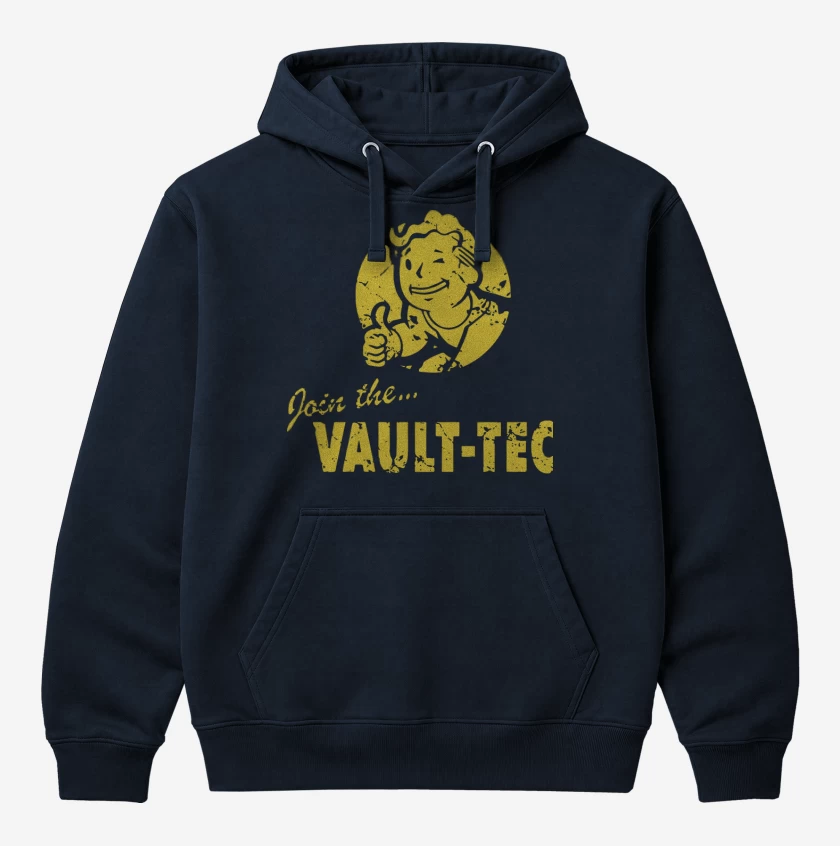 Polerón Canguro Azul Marino de Join the vault-tec