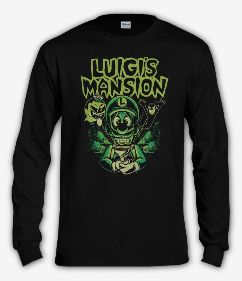 Polera manga larga Negro de Mansion Luigi 