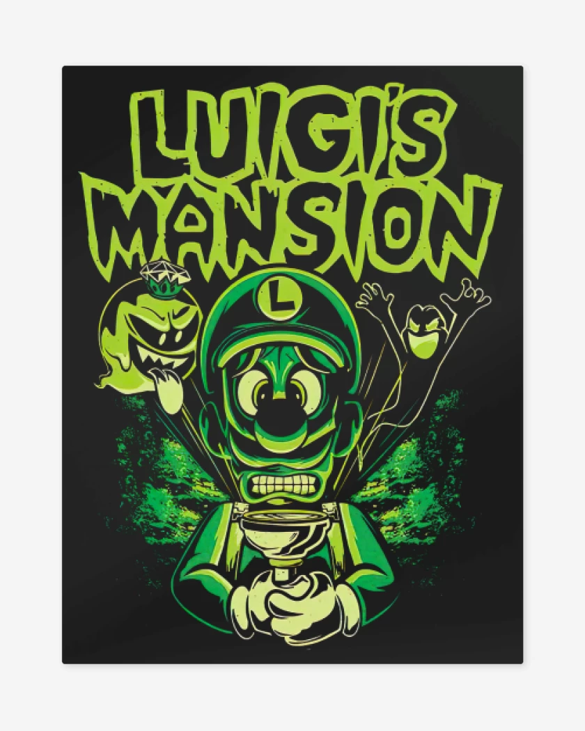 Print metalico Negro de Mansion Luigi 