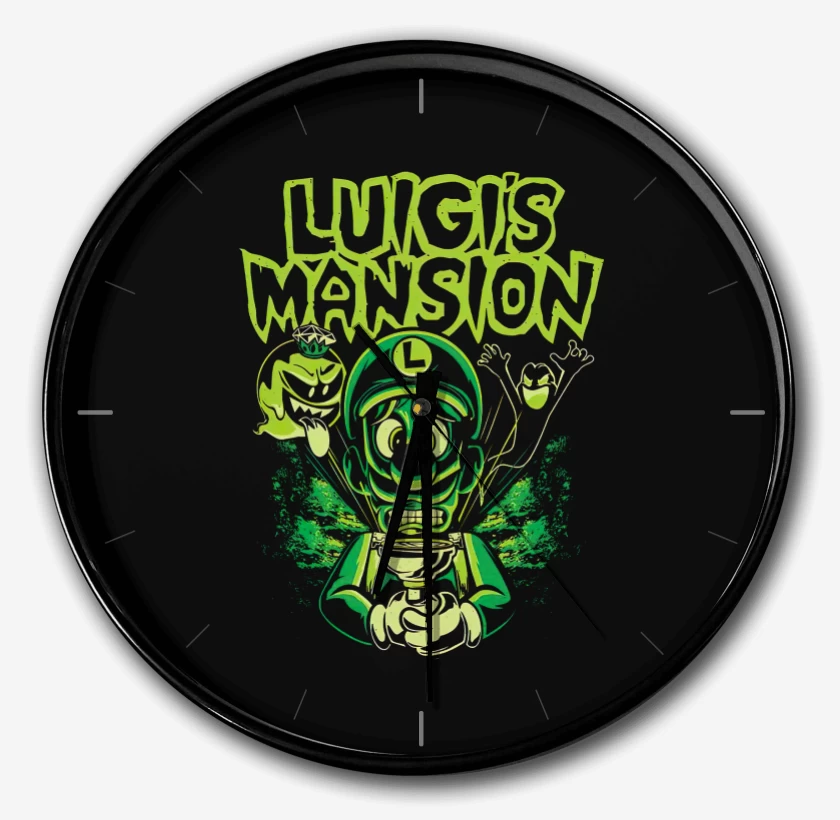 Reloj Negro de Mansion Luigi 