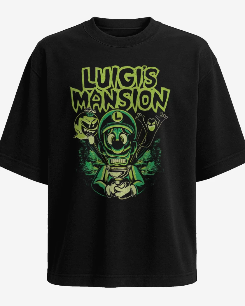 Polera Oversize Negro de Mansion Luigi 