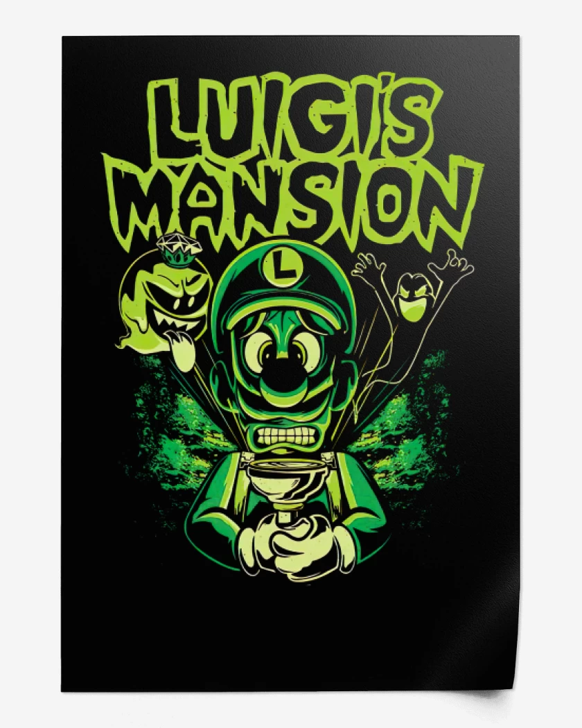 Print Negro de Mansion Luigi 