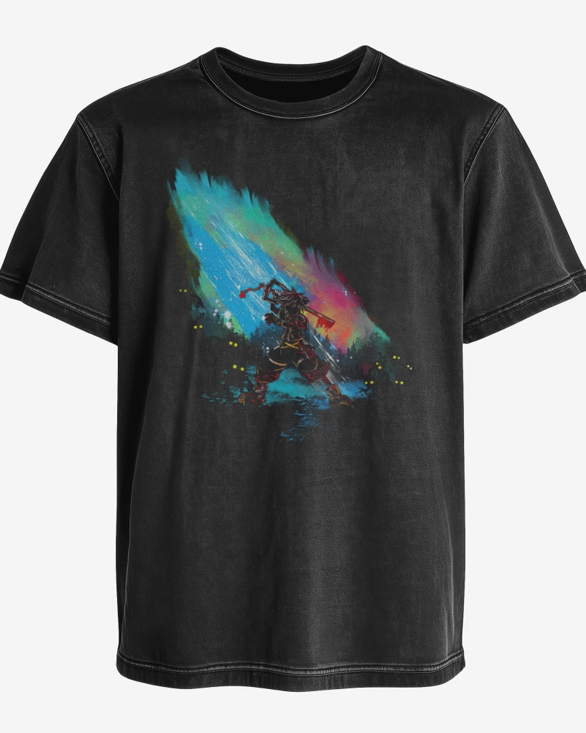 Polera desgastada Sora watercolor