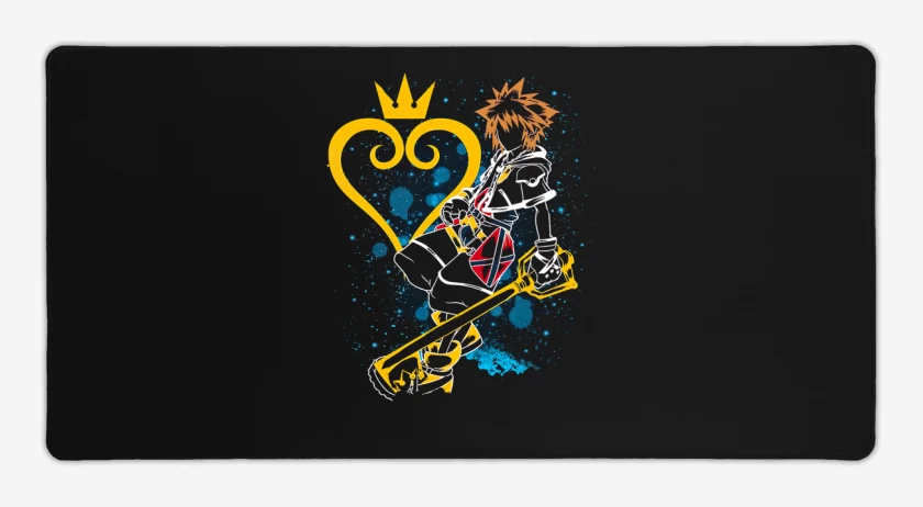 Mouse pad Gamer Negro de Maestro llave espada