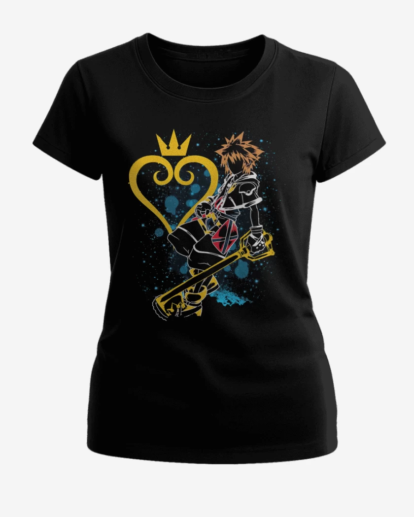 Polera de Mujer Negro de Maestro llave espada