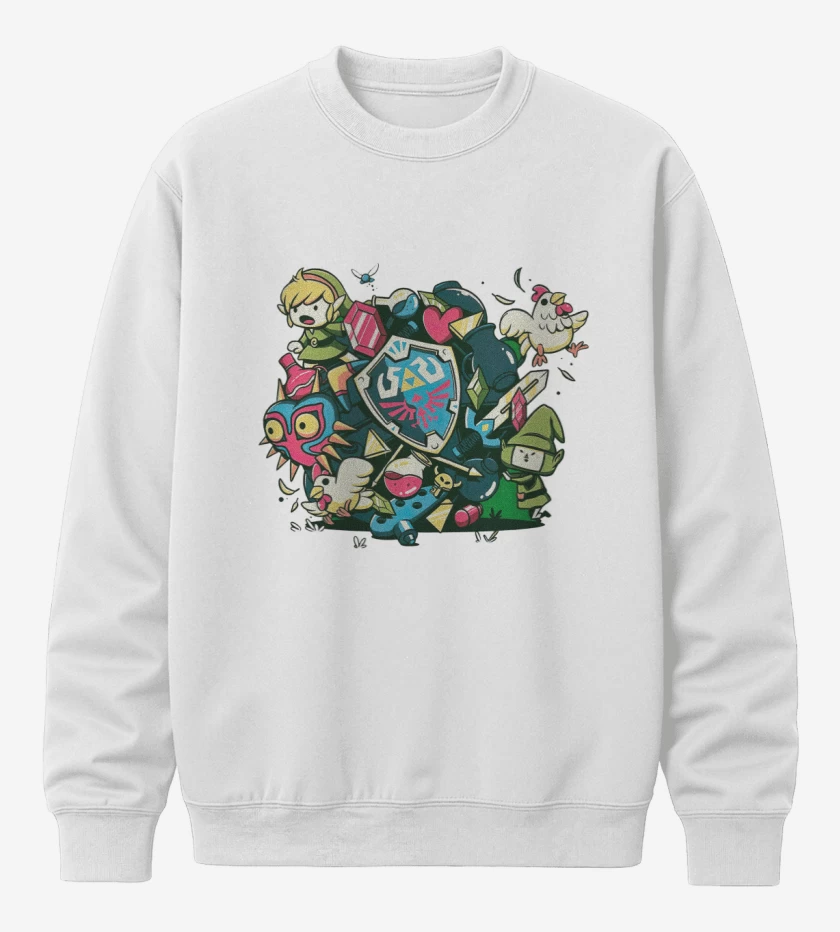 Poleron polo Blanco de Link Zelda