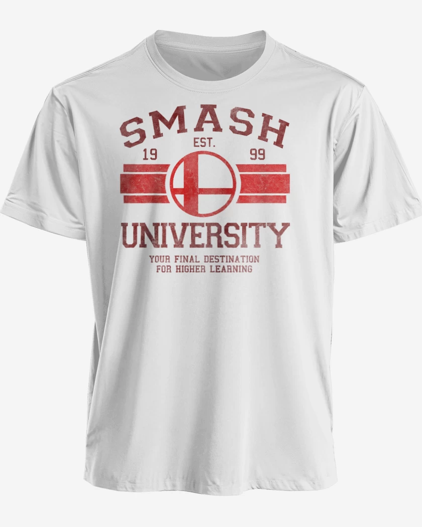 Polera premium Blanco de Smash University