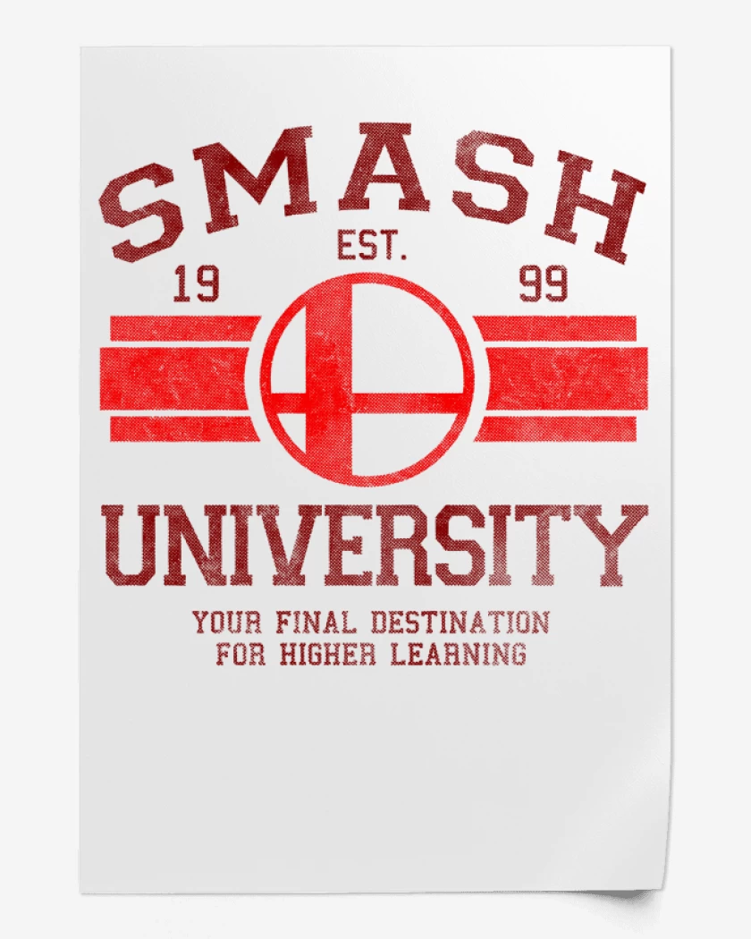 Print Blanco de Smash University