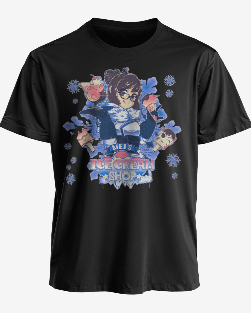 Polera premium Negro de Mei ice cream