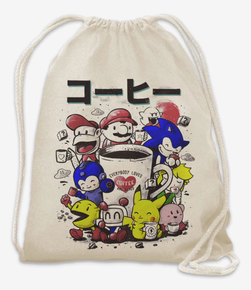 Mochila Blanco de Games coffee