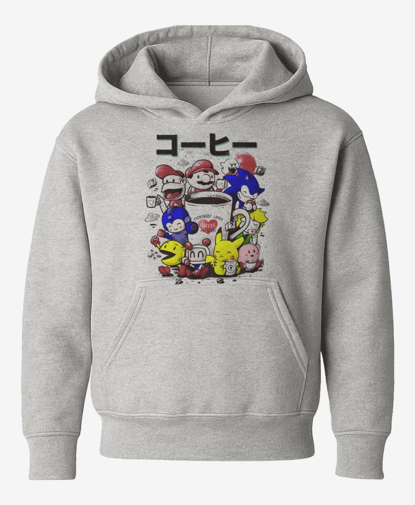 Poleron de niño Gris Melange de Games coffee