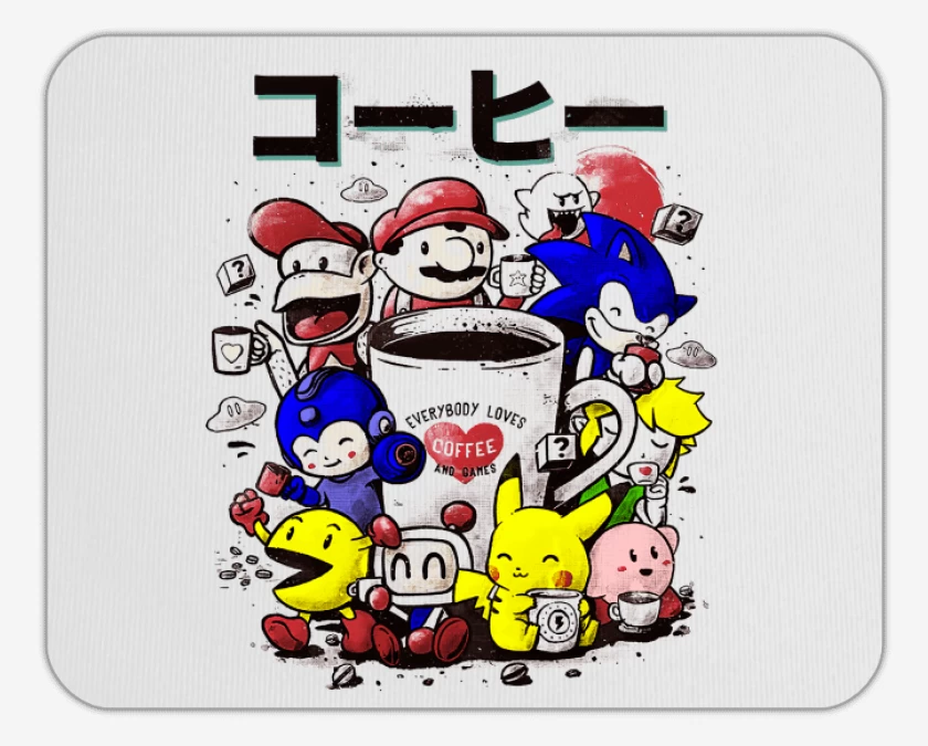Mousepad Games coffee