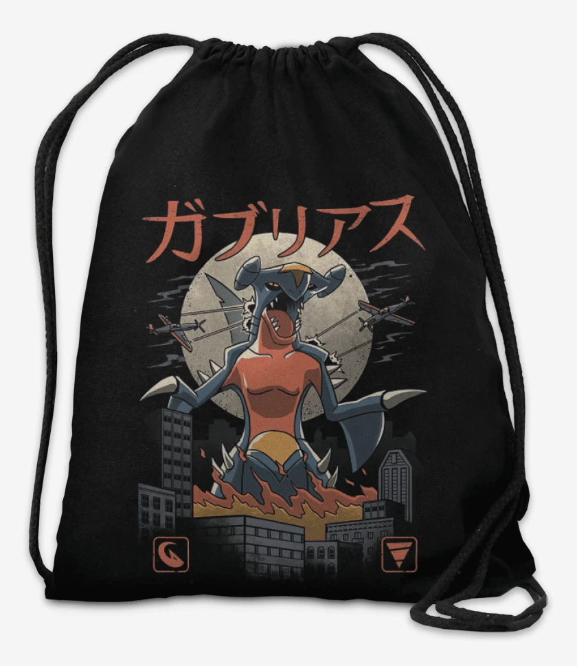 Mochila Negro de Garchomp