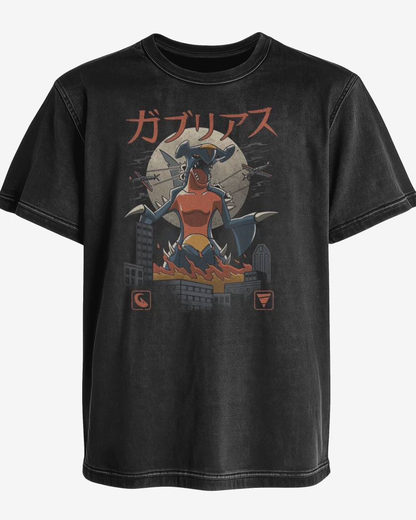 Polera desgastada Garchomp