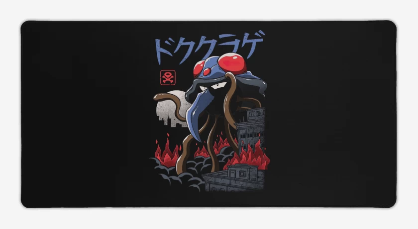 Mouse pad Gamer Negro de Tentacruel