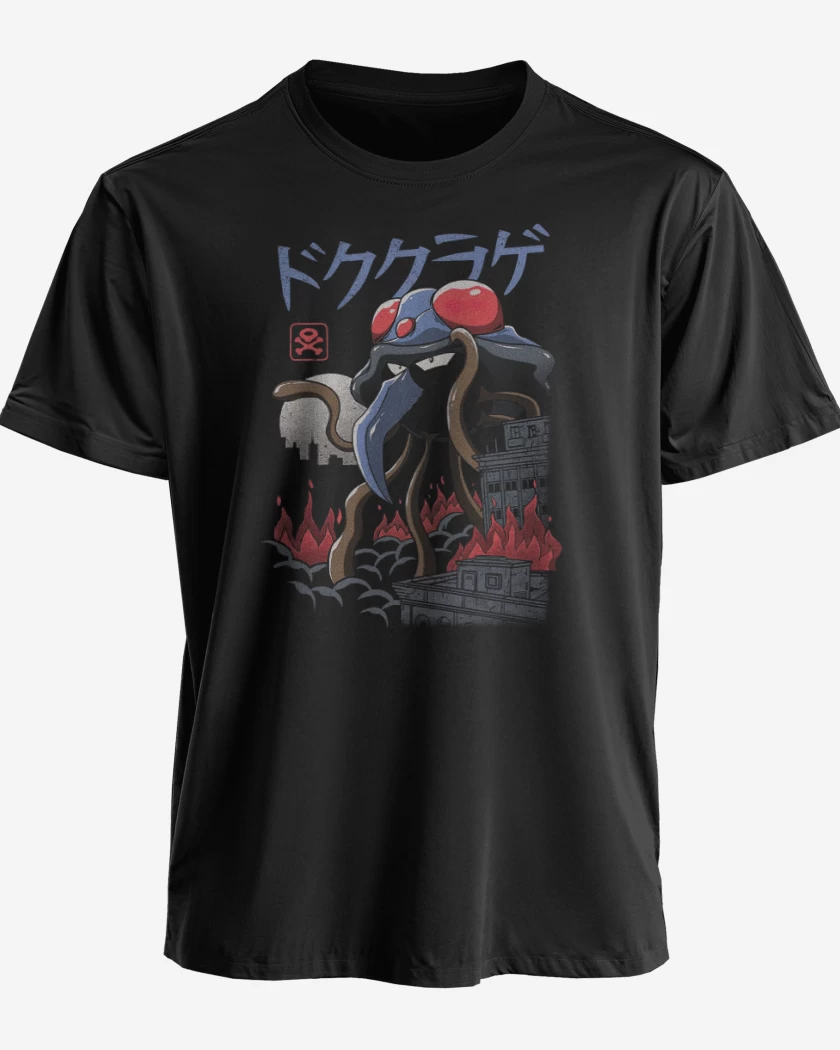 Polera premium Negro de Tentacruel