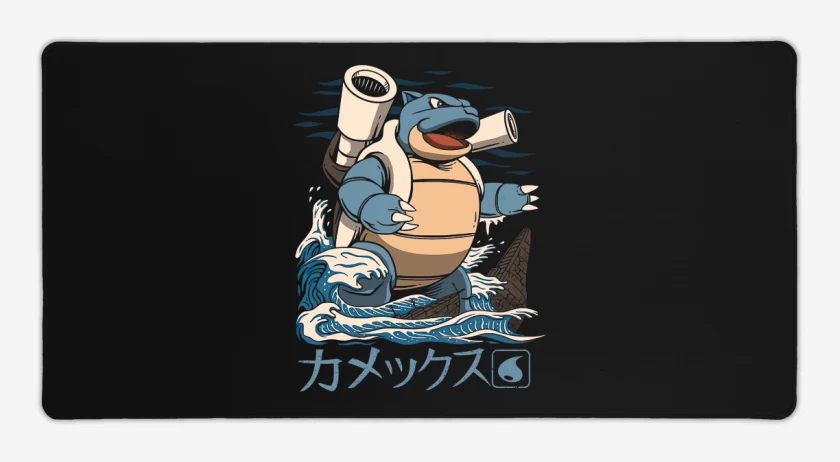 Mouse pad Gamer Negro de Blastoize