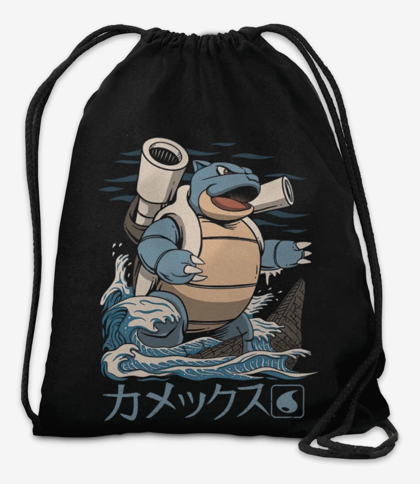 Mochila Negro de Blastoize