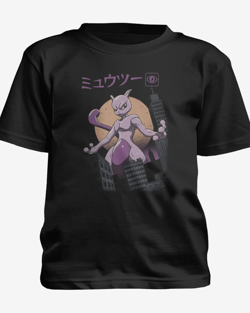 Polera de niño Negro de Mewtwozilla