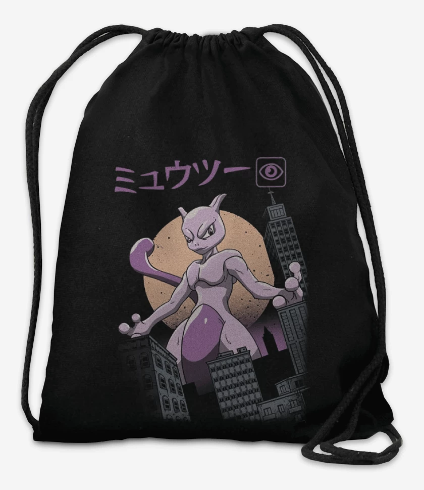 Mochila Negro de Mewtwozilla