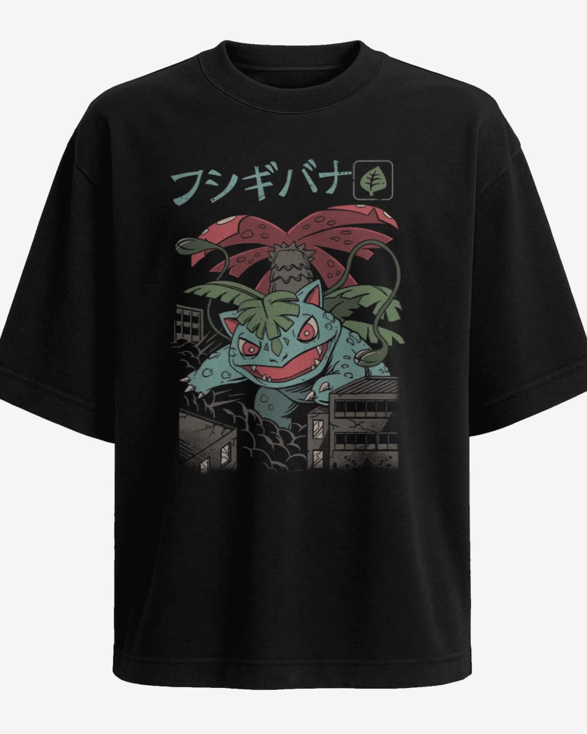 Polera Oversize Negro de Venasour