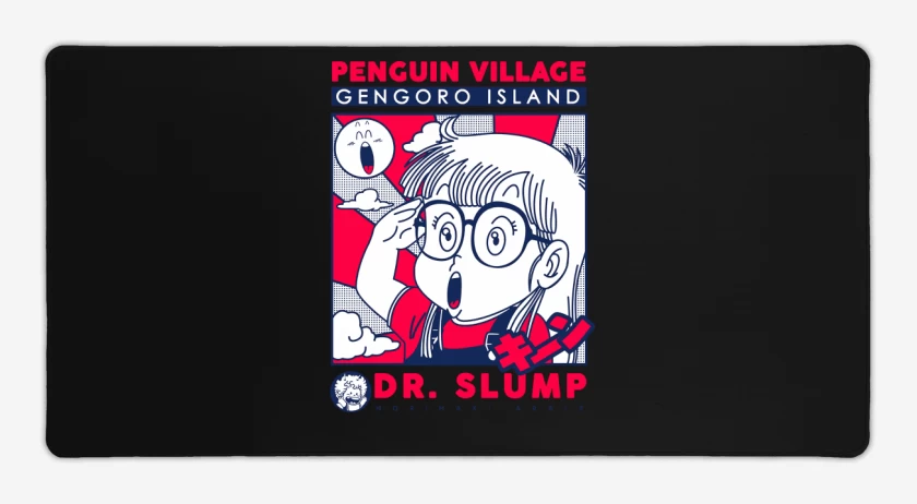 Mouse pad Gamer Negro de Villa Pinguino