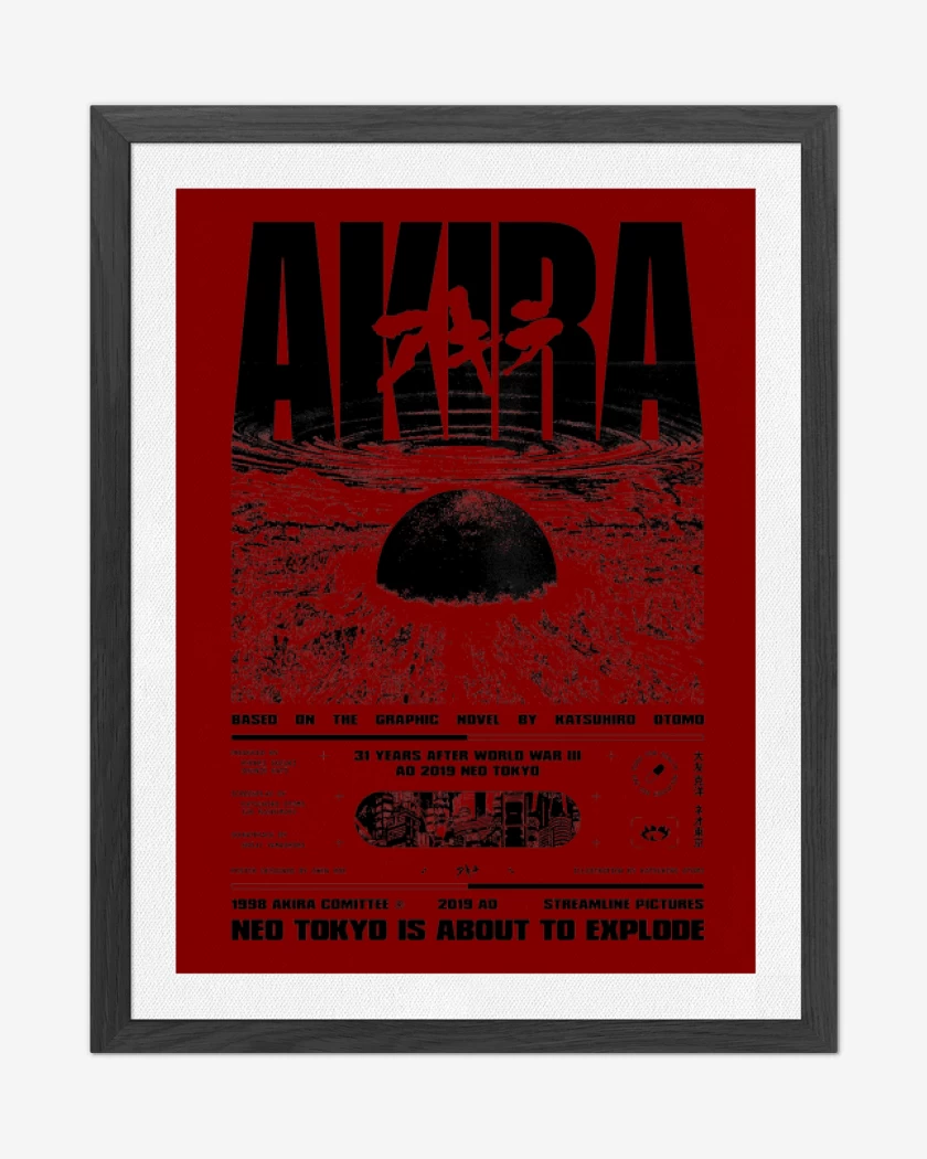 Cuadro decorativo Akira Movie