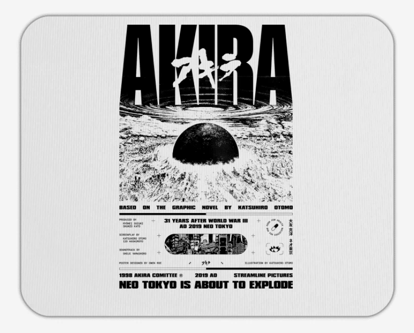 Mousepad Akira Movie