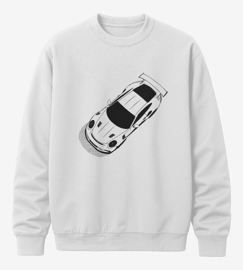 Poleron polo Blanco de Porsche 911 