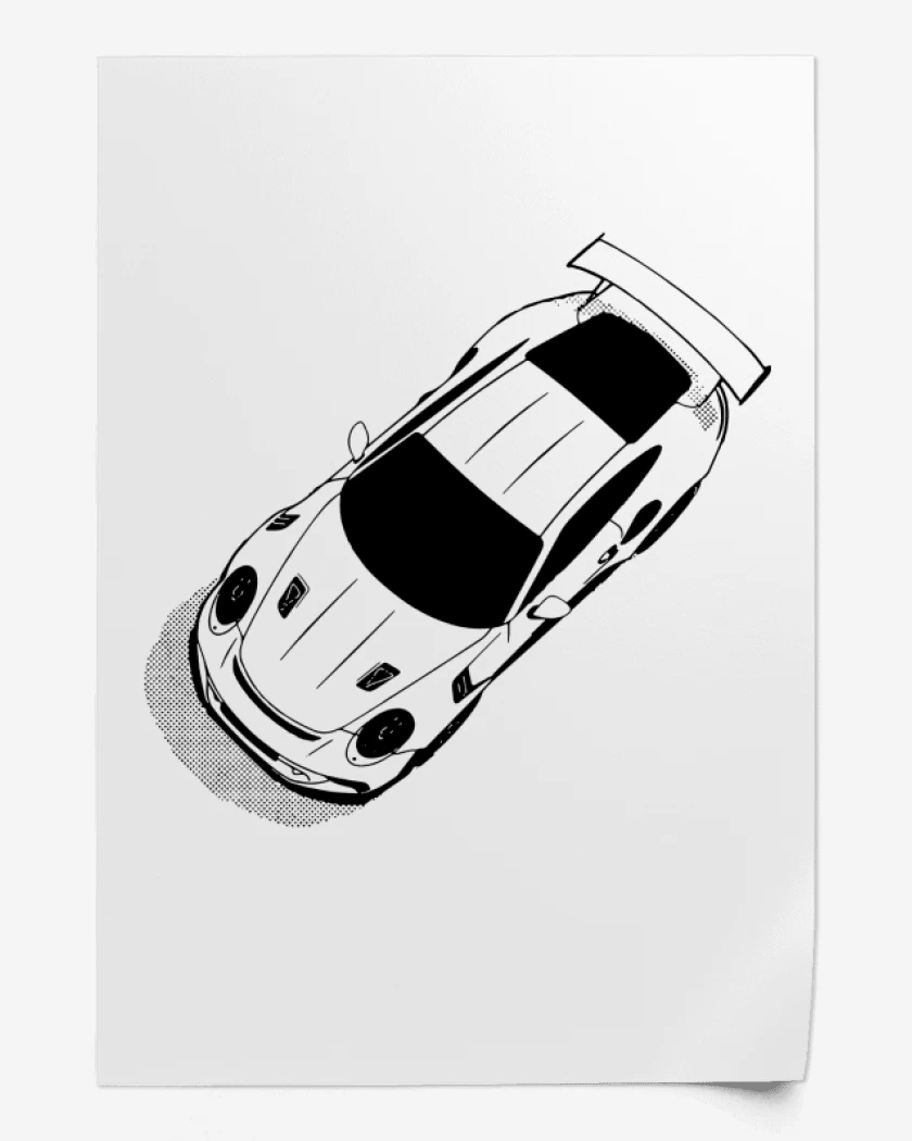 Print Porsche 911 