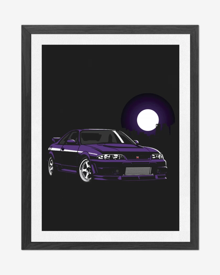 Cuadro decorativo Negro de Skyline R33